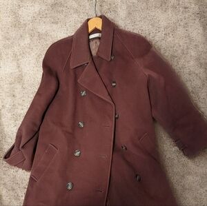 Vintage Perry Ellis Portfolio Double-Breasted Pea Coat